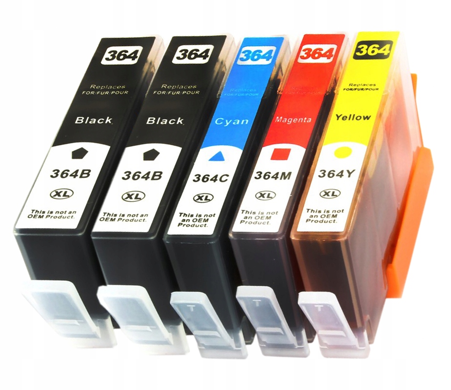 

5x do Hp 364XL Zestaw Tuszy Wysoka Wydajność Chip