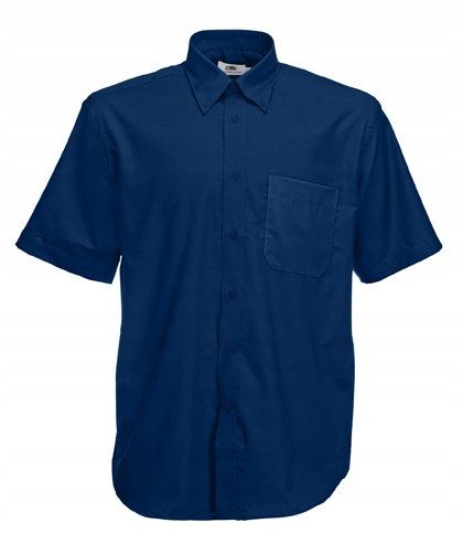 

Men Oxford Short Sleeve Shirt Navy S