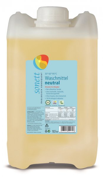 

Sonett Ekologiczny płyn do prania Sensitive 10L