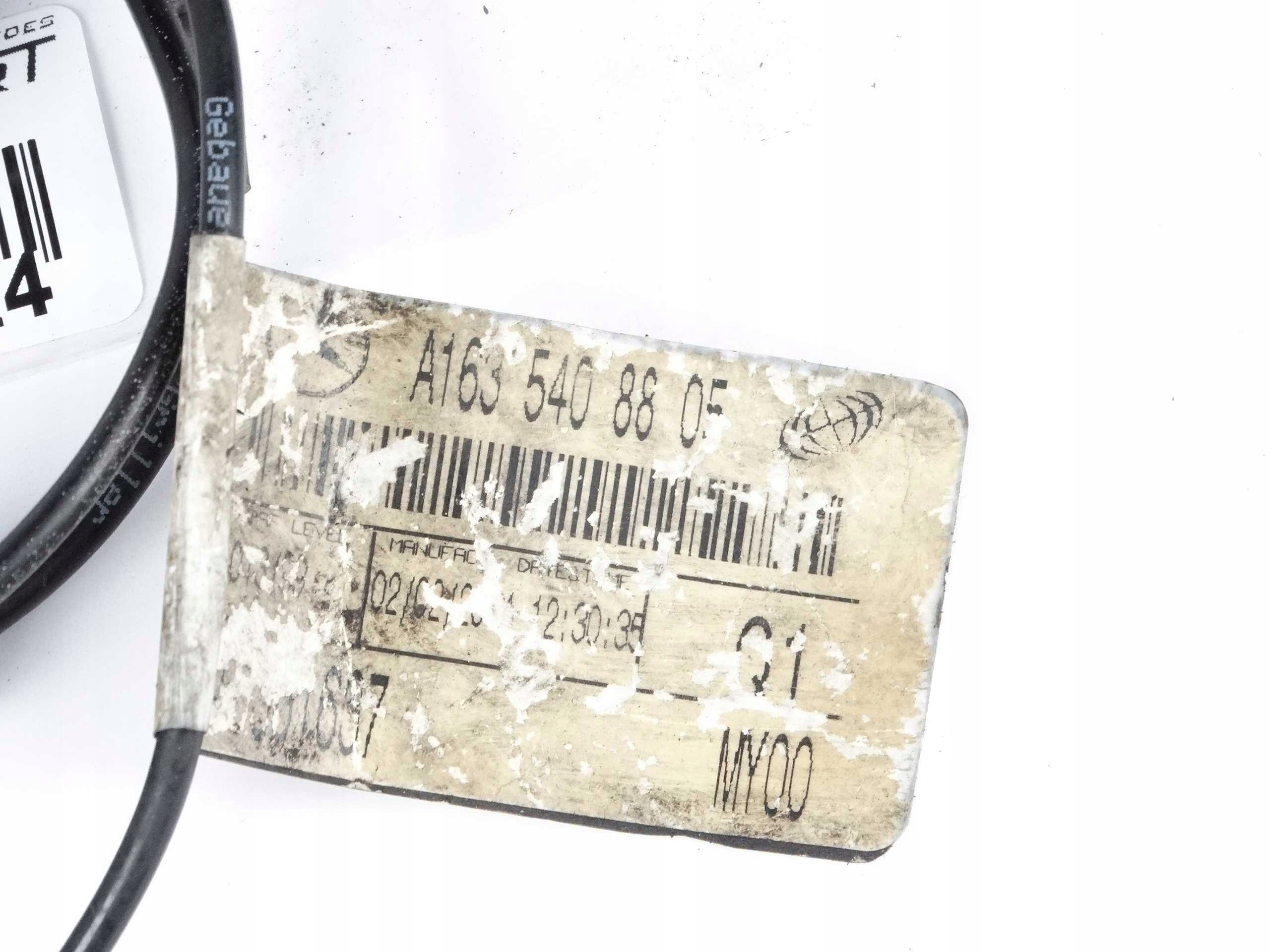 Mercedes ML W163 CZUJNIK KLOCKÓW PRZÓD A1635408805 Typ samochodu Samochody osobowe