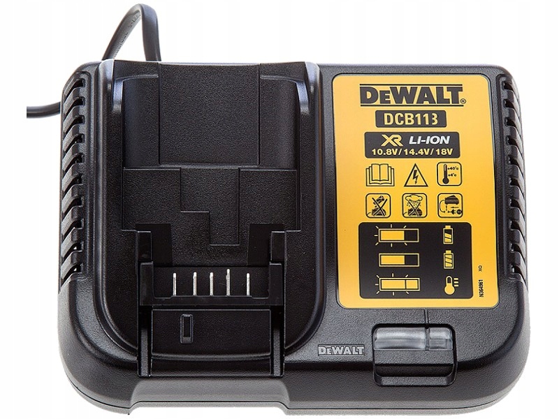 Nabíjačka DeWalt DCB113 XR Li-ión 10,8 V 14,4 V 18 V