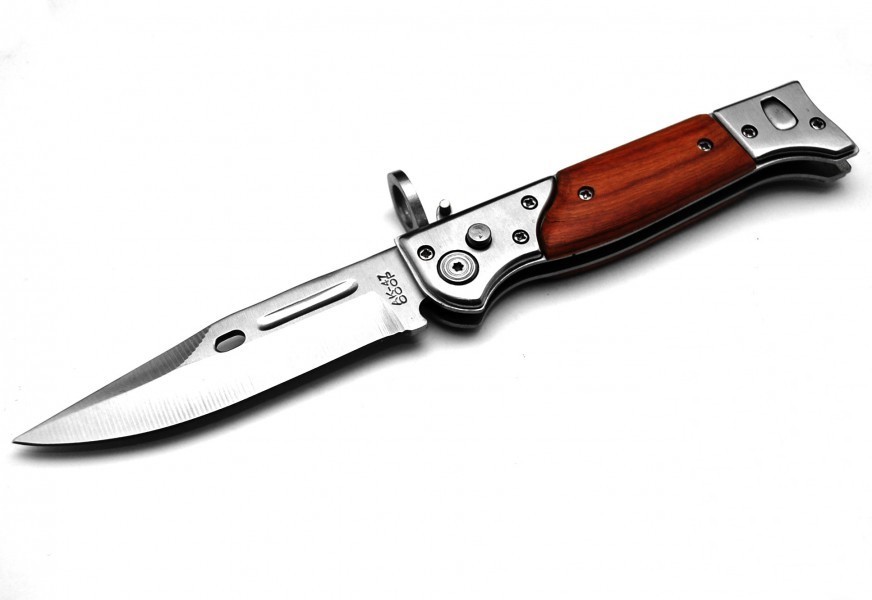 Bagnet Ak 47 nóż sprężynowy pokrowiec 22cm