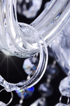 444 NOWOCZESNY ŻYRANDOL LAMPA SUFITOWA PLAFON RATY Długość/wysokość 1 cm