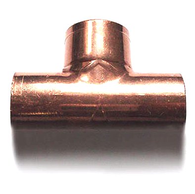 

Miedź Cu trójnik redukcyjny 12x15x12 mm im066