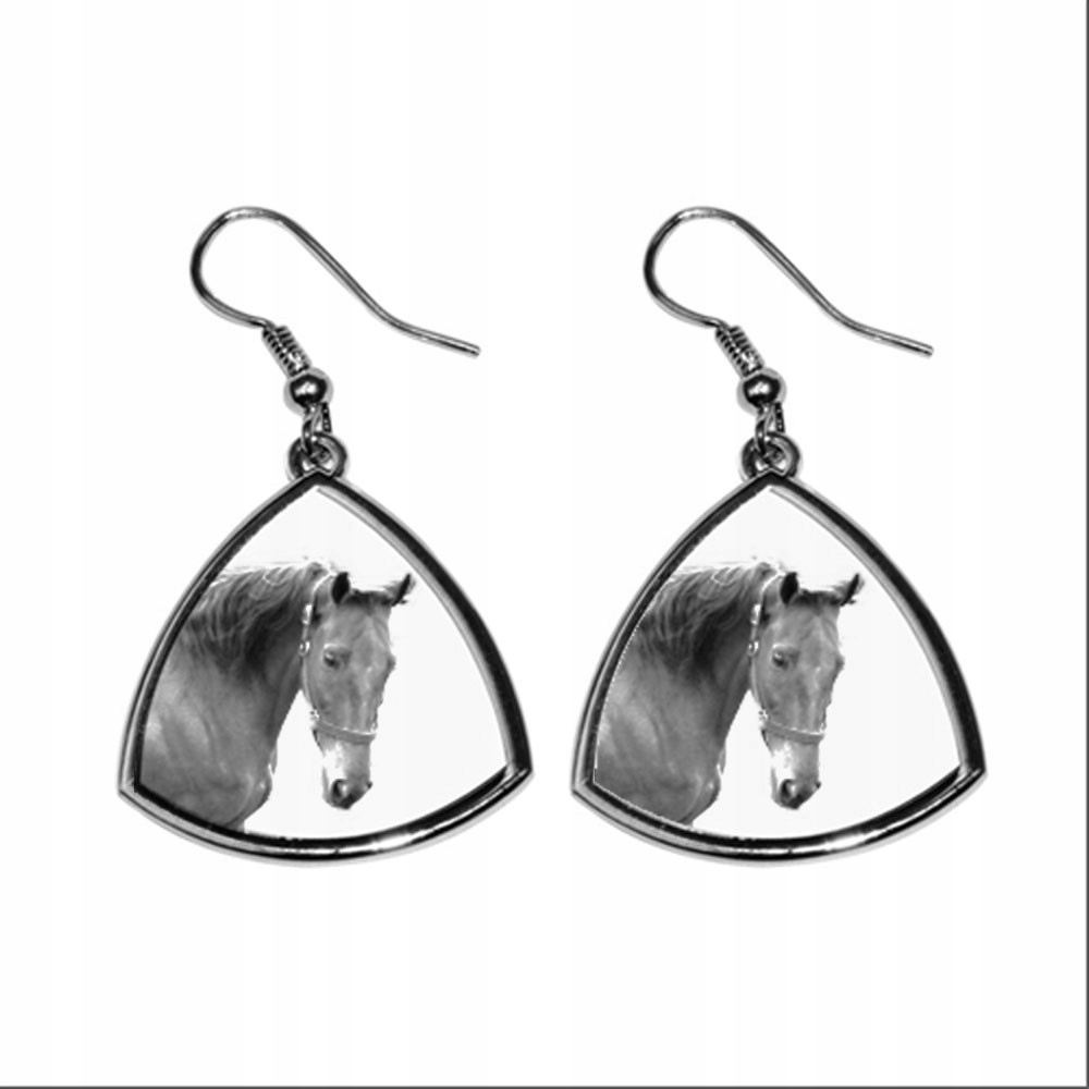 

Koń American Saddlebred Kolczyki z nadrukiem