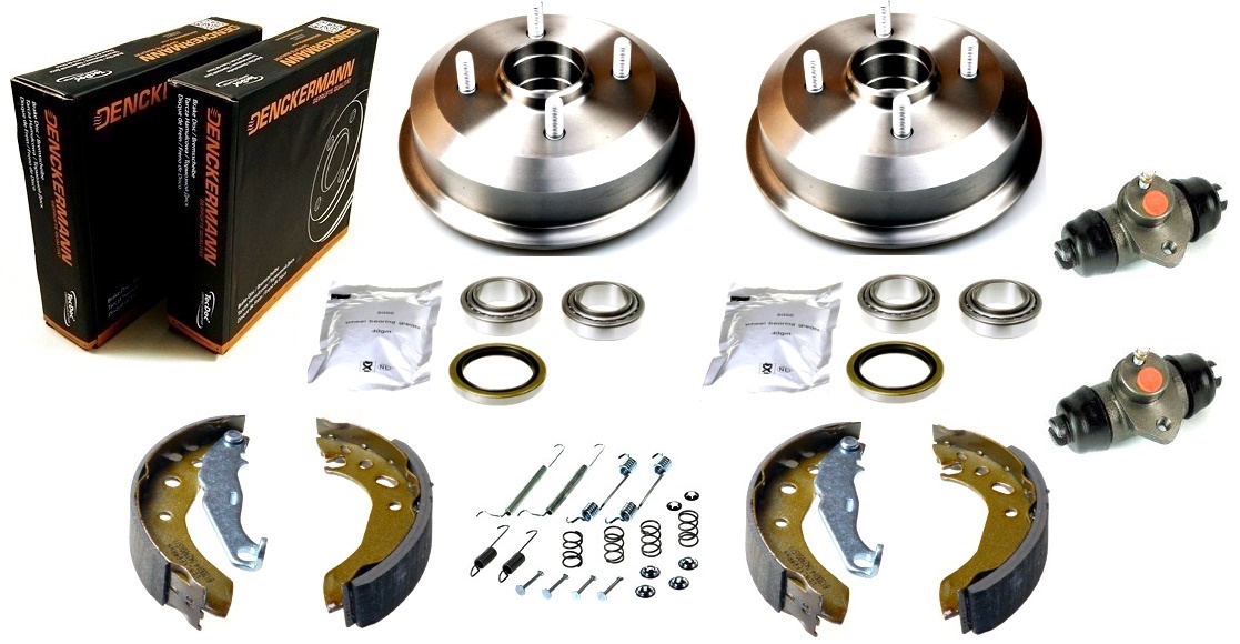 Bebny szczeki cylinderki FORD FIESTA 89 96 180mm