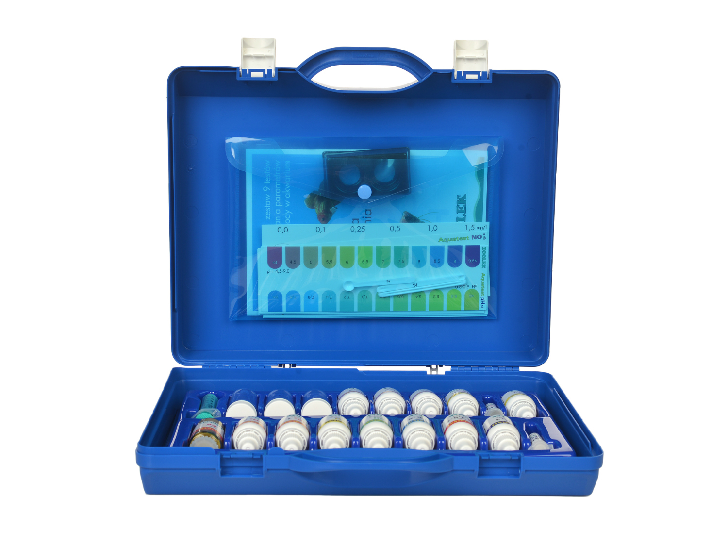 ZOOLEK AQUASET 1 TEST NO3 NH3 PH, PO4, NO2 GH KH 9w1