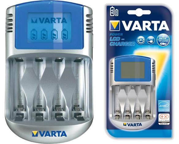

Ładowarka baterii Varta LCD AA/R6 AAA/R3 procesor