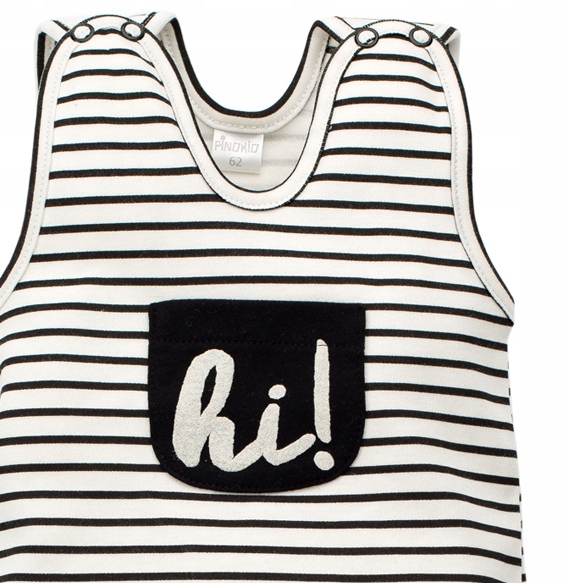 Śpiochy HAPPY DAY śpioszki paski - Pinokio - r.62 Bohater brak