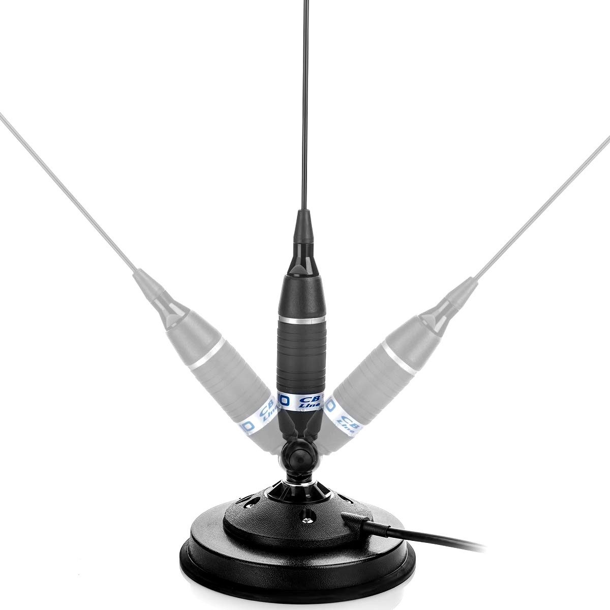 Sirio Omega 27 Black 95cm Mocny Magnes kabel 5 m