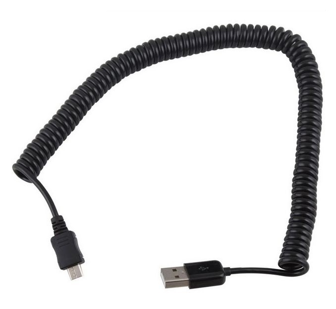 

Kabel Usb - Micro Usb sprężynka spirala 30-300cm
