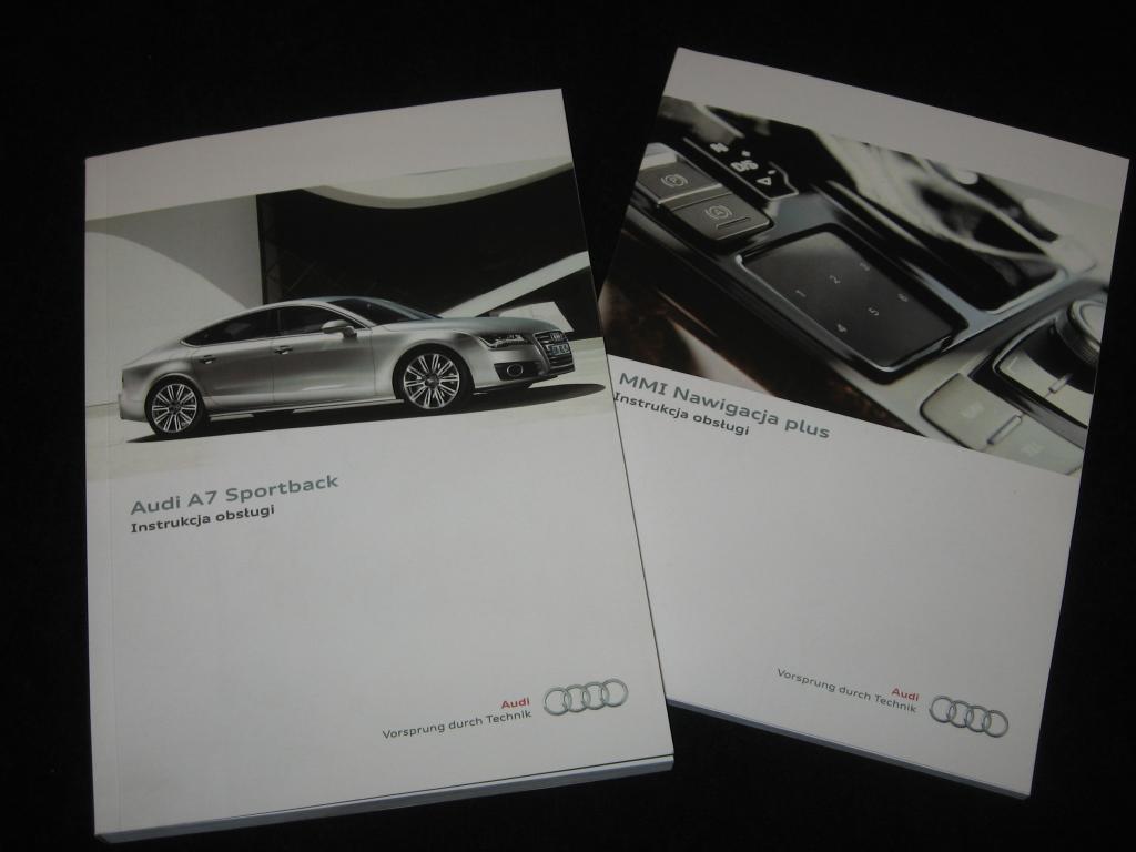 Audi A7 sportback 2010-2014 polska instrukcja obsługi + mmi radio nawigacja