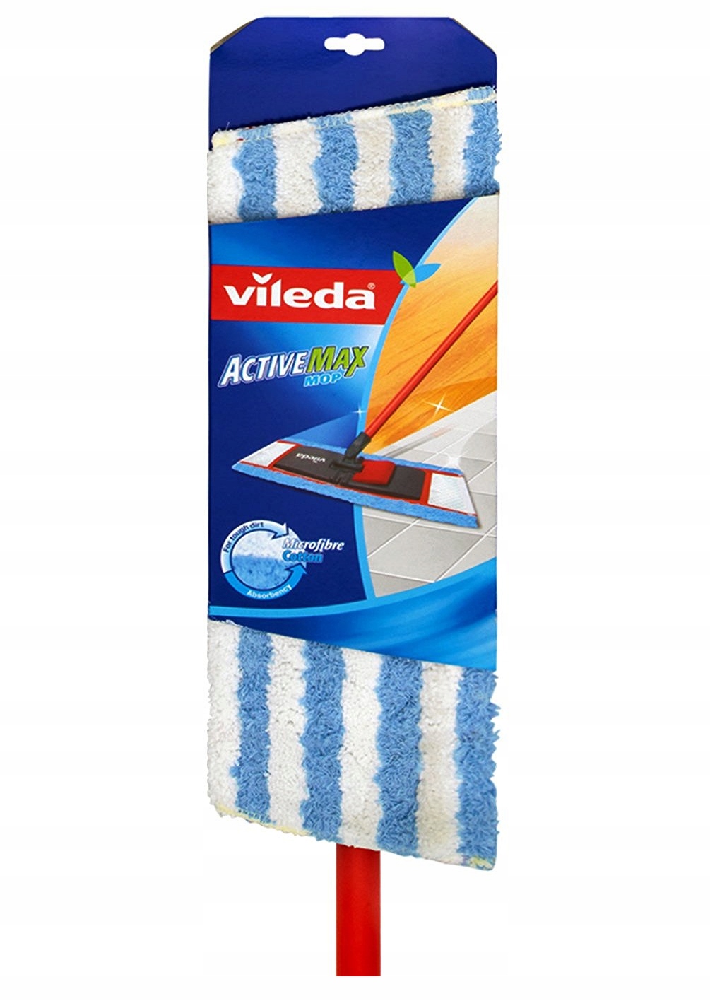 

Mop płaski Vileda Active Max z drążkiem 130 cm