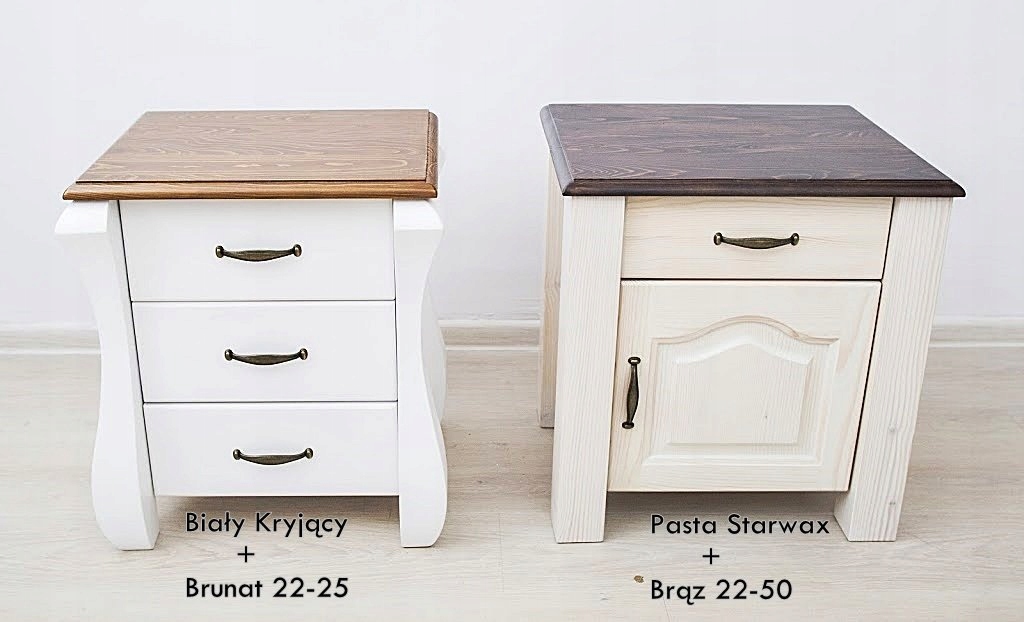 Komoda z Drewna Biała ,model Merina 6 PRODUCENT Szerokość mebla 1 cm