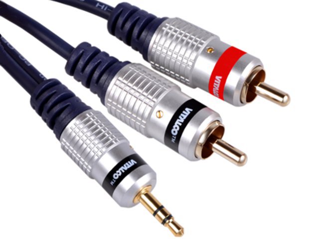 

Kabel mini Jack 3,5 - 2x Rca wtyk Vitalco Hq 3m