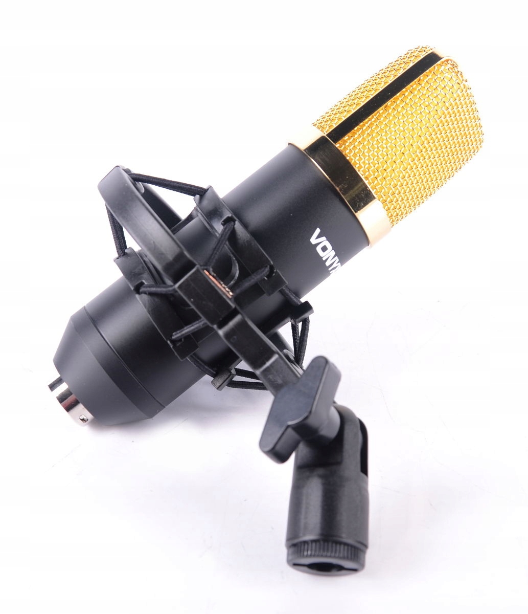CM400B студійний конденсаторний мікрофон чорний злотий дротовий зв'язок