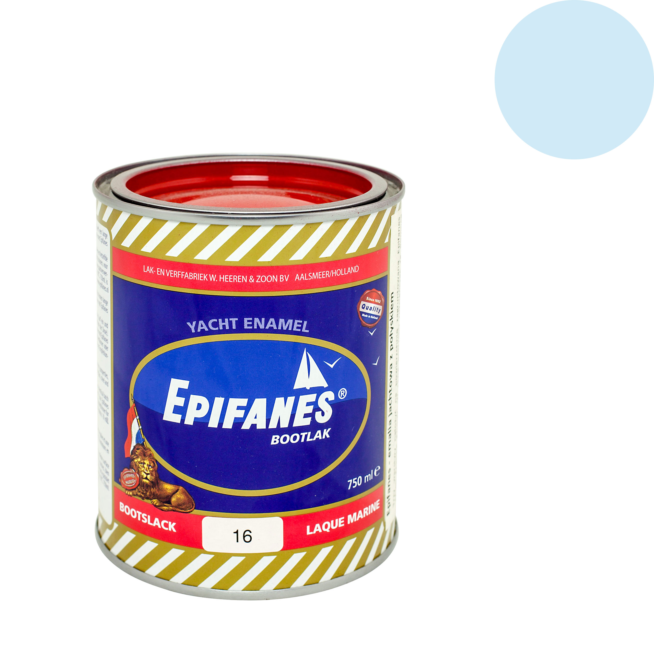 Epifanes emalia jachtowa połysk szara perłowa