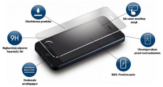

Szkło Hartowane Twardość 9H Samsung Galaxy A7 a700