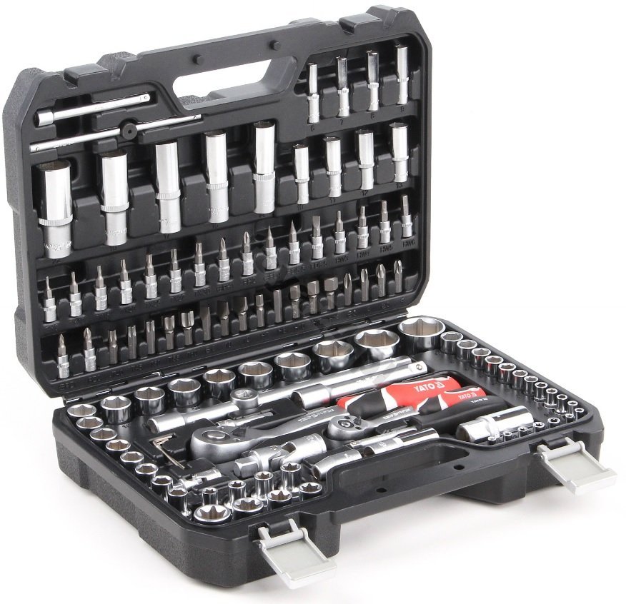 

Yato Zestaw Narzędziowy XXL 108el Klucze Nasadowe