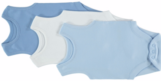 

George Body 3 sztuki bez rękawów 80 9-12 miesięcy
