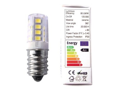

Żarówka Led do maszyn domowych - 230 V, 2 W, E14