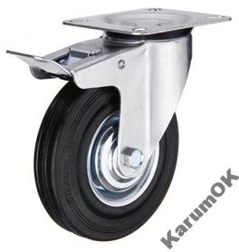 

Koło kółka koła hamowane fi 125mm metal-guma Nowe!