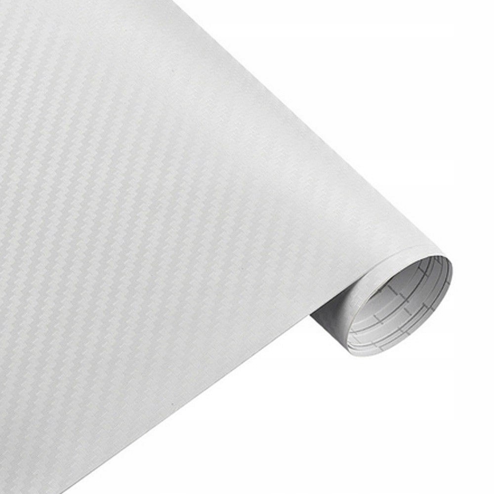 

Biała Folia Carbon Okleina Karbon 3D 1,27M X 2M