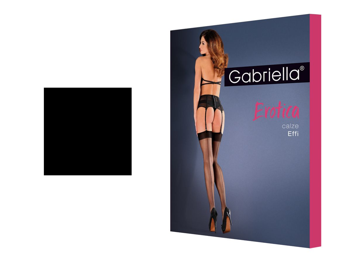 

Gabriella Pończochy do paska Calze Effi Nero 1/2