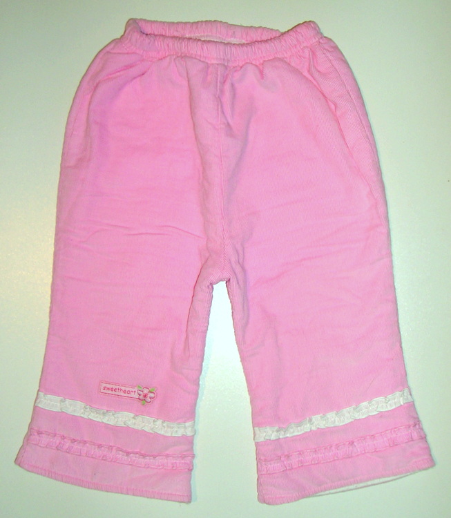 CIEPŁE spodnie SZTRUKSOWE r. 68-74/6-9 m-cy