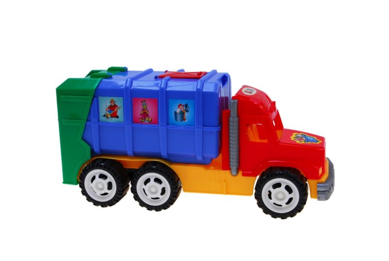 SAMOCHÓD MEGA WIELKA ŚMIECIARKA POLSKI PRO LESZ Płeć Chłopcy Dziewczynki