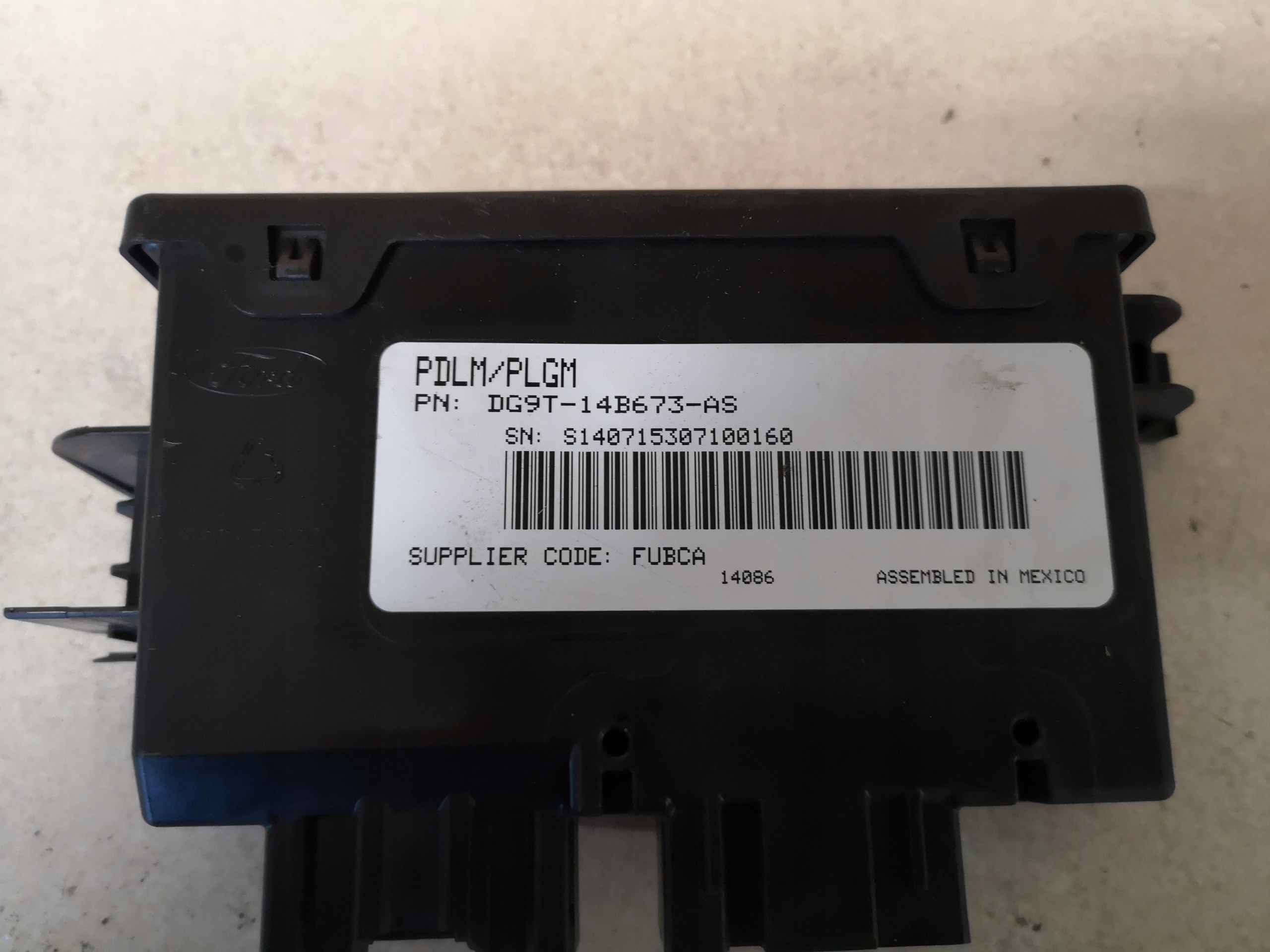 DG9T-14B673-AS - МОДУЛЬ КРЫШКИ БАГАЖНИКА FORD MONDEO MK5 DG9T14B673AS