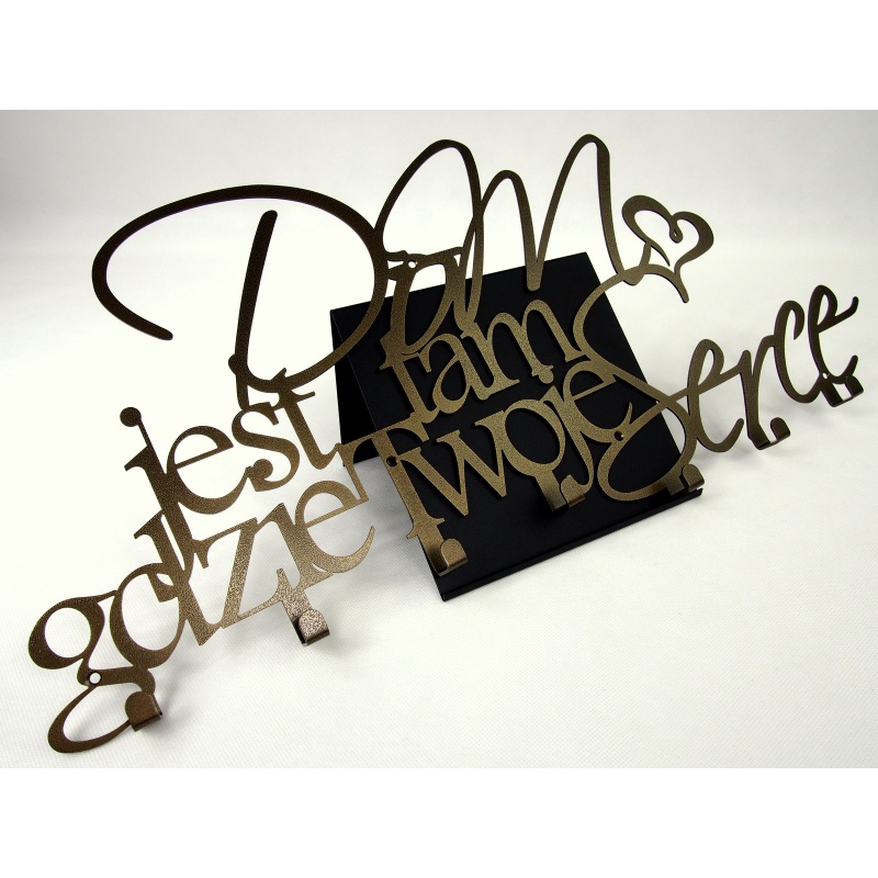 Metalowy Wieszak ścienny na ubrania Wybór kolorów Rodzaj montażu Wiszące