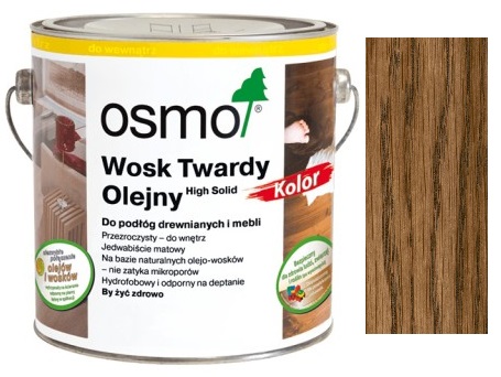 OSMO 3073 WOSK TWARDY OLEJNY KOLOR TERRA 0,75l