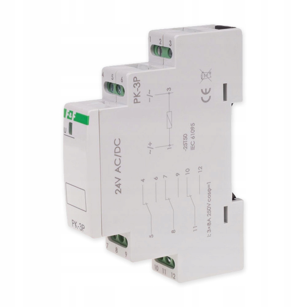 

F&f Przekaźnik Elektromagnetyczny PK-3P 24V
