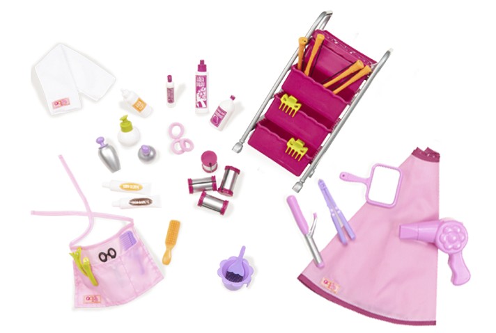 Our Generation: Zestaw Salon Fryzjerski – Berry Nice Salon Set