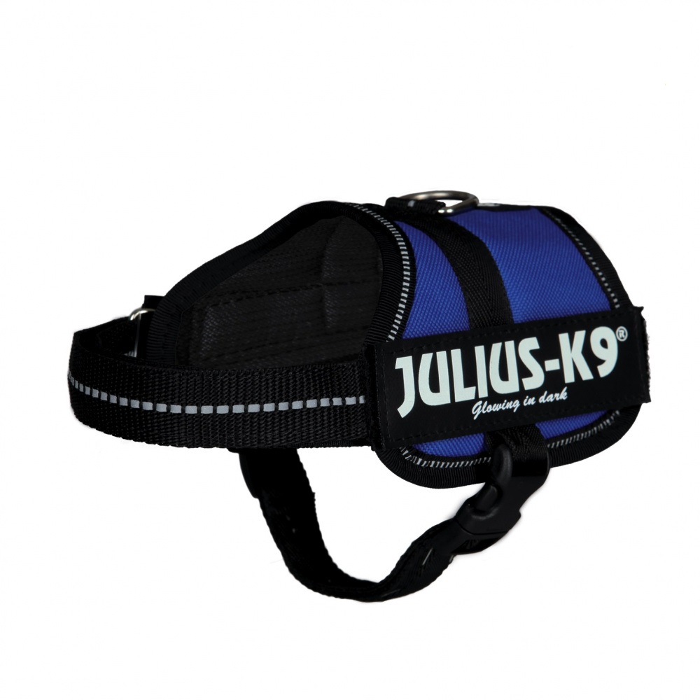 Levně Šle Julius-K9 Harness, velikost 2/L–XL: 71–96 cm, Modré