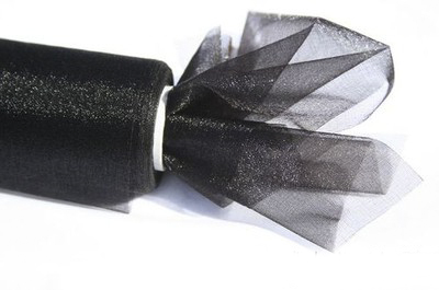 

Organza Czarna na Halloween szer. 16 cm