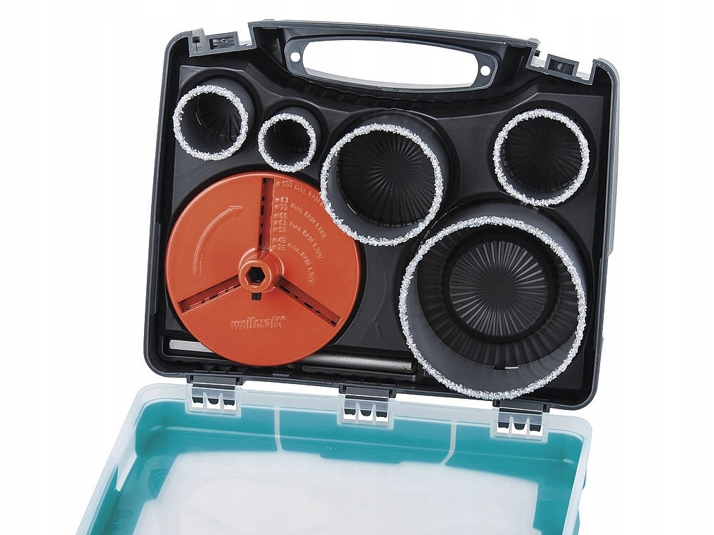 WOLFCRAFT zestaw otwornice 33-103 mm 7 elem.
