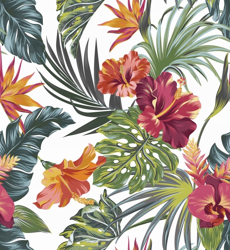 

Tkanina zasłonowa liście monstera Velvet 150cm