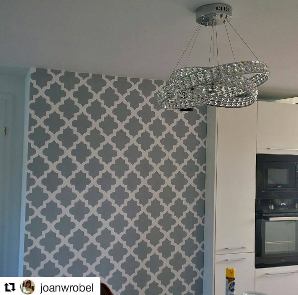 Marrakech - szablon malarski marokański wielorazowy 70x100cm Długość 100 cm