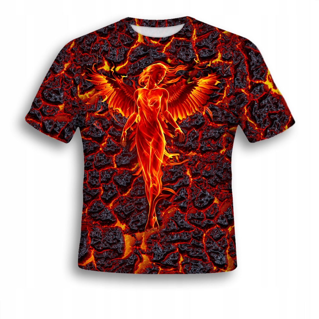 

Koszulka Fullprint T-shirt Fire Angel L Modna Pl