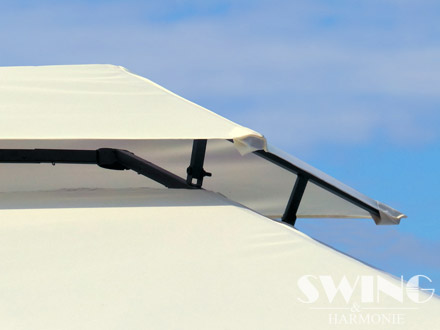 MINZO PAWILON OGRODOWY Z MOSKITIERĄ I OŚWIET.LED Kolor odcienie czerwieni