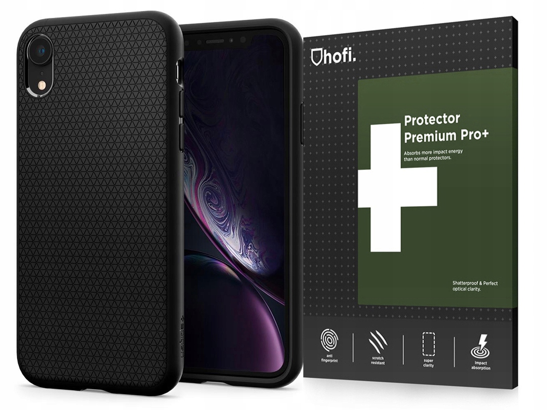 

Spigen Liquid Air Etui Obudowa Do Iphone Xr +szkło