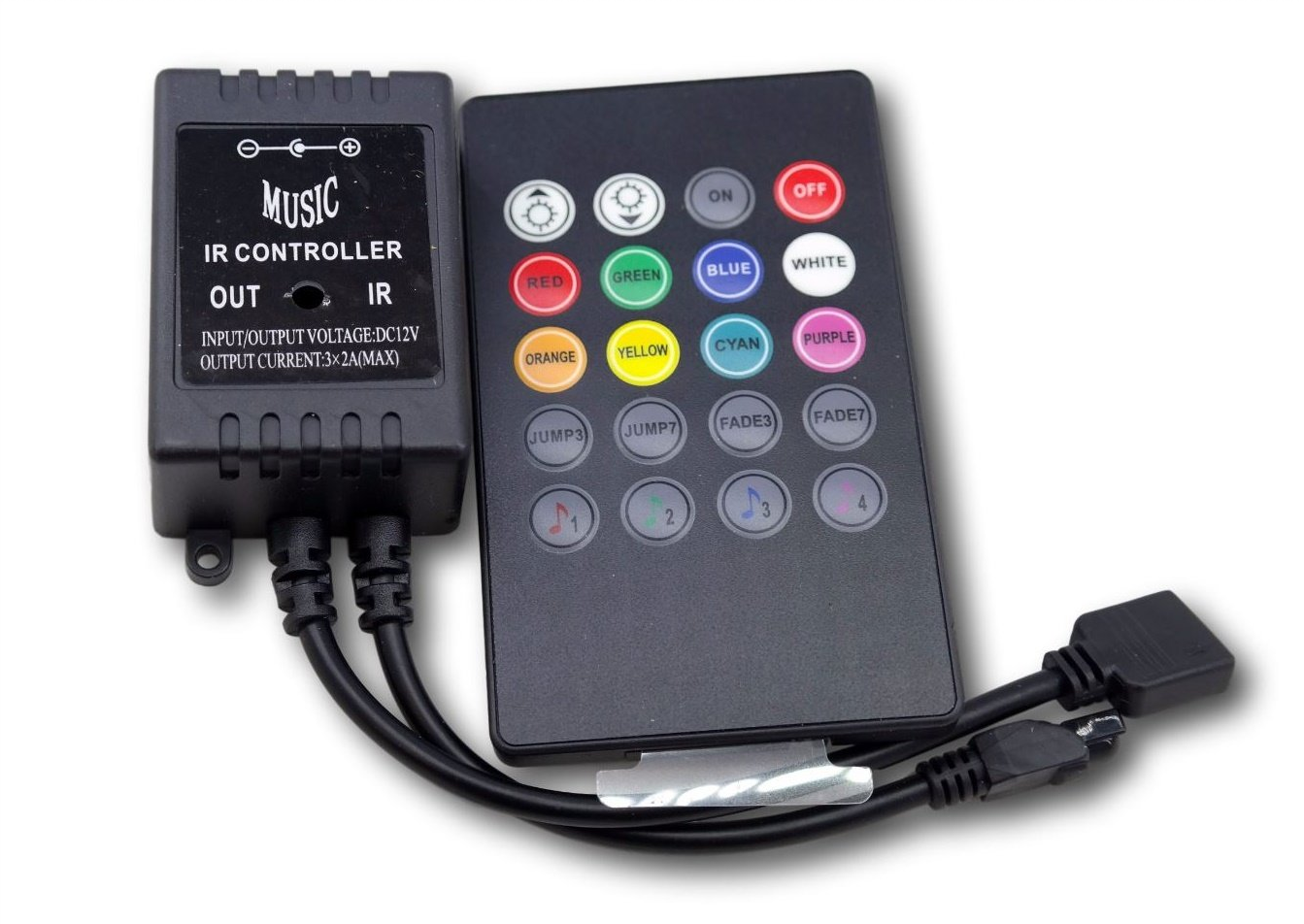 Hudobný radič pre RGB diaľkový ovládač Mikrofón