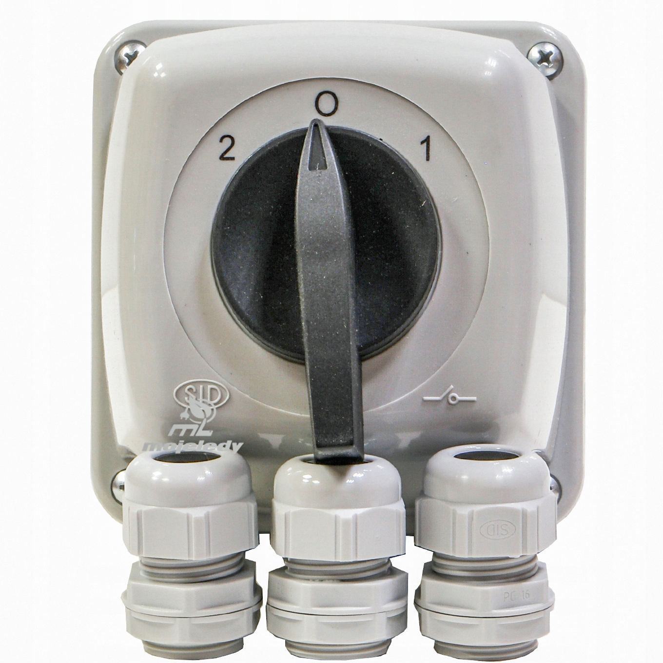 Przełącznik zasilania sieć agregat 40A w obudowie