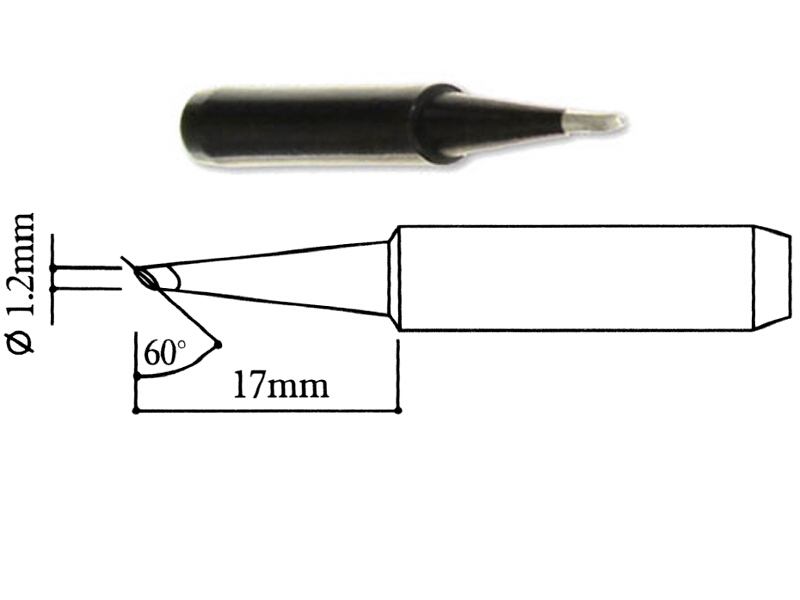 

Grot do Wep Zhaoxin Pt T-S7 1.2mm ścięty Black Hq