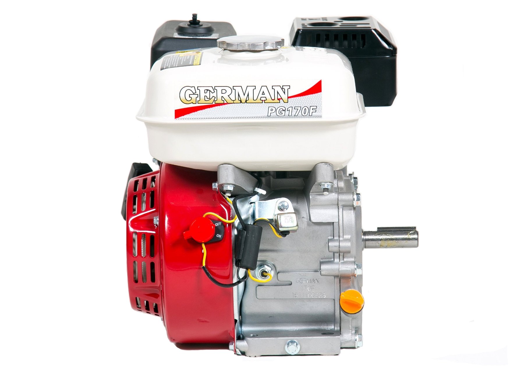 Silnik spalinowy GERMAN 7,5KM GX160 GX200 20mm +OL Rodzaj spalinowy