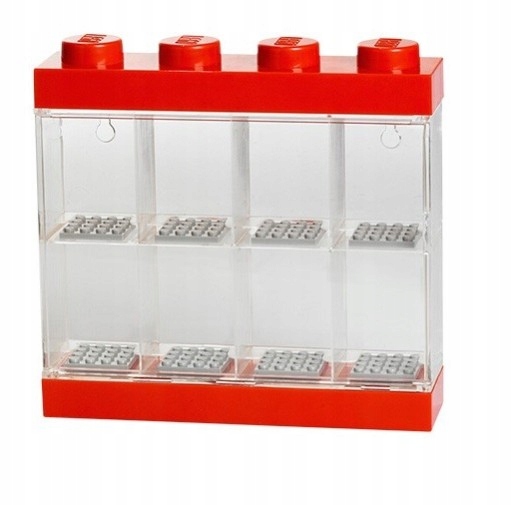 Lego 4065 Červená Vitrína Gablotka Pro 8 Minifigurek