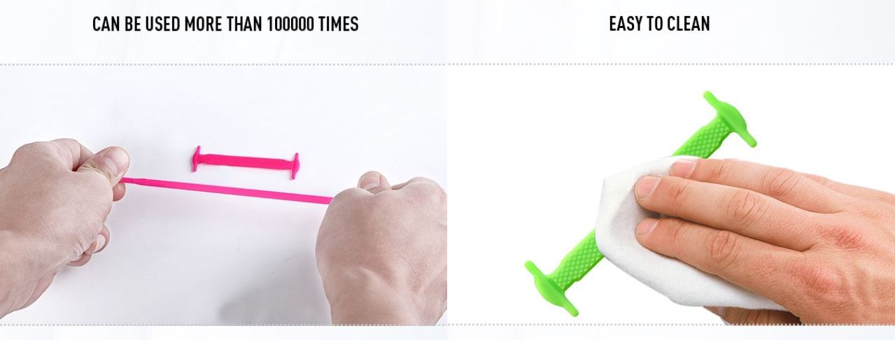 SZNURÓWKI, SZNUROWADŁA SILIKONOWE do butów_kolory Kolor wielokolorowy