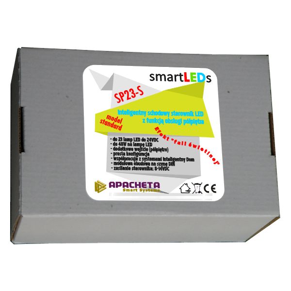 smartLEDs Sterownik 23 LED schodów z półpiętrem Seria Standard